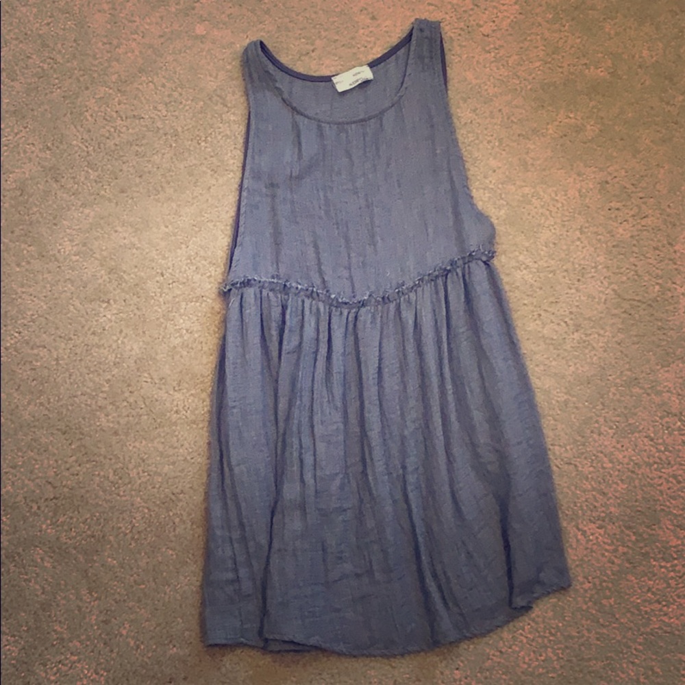 Linen mini dress